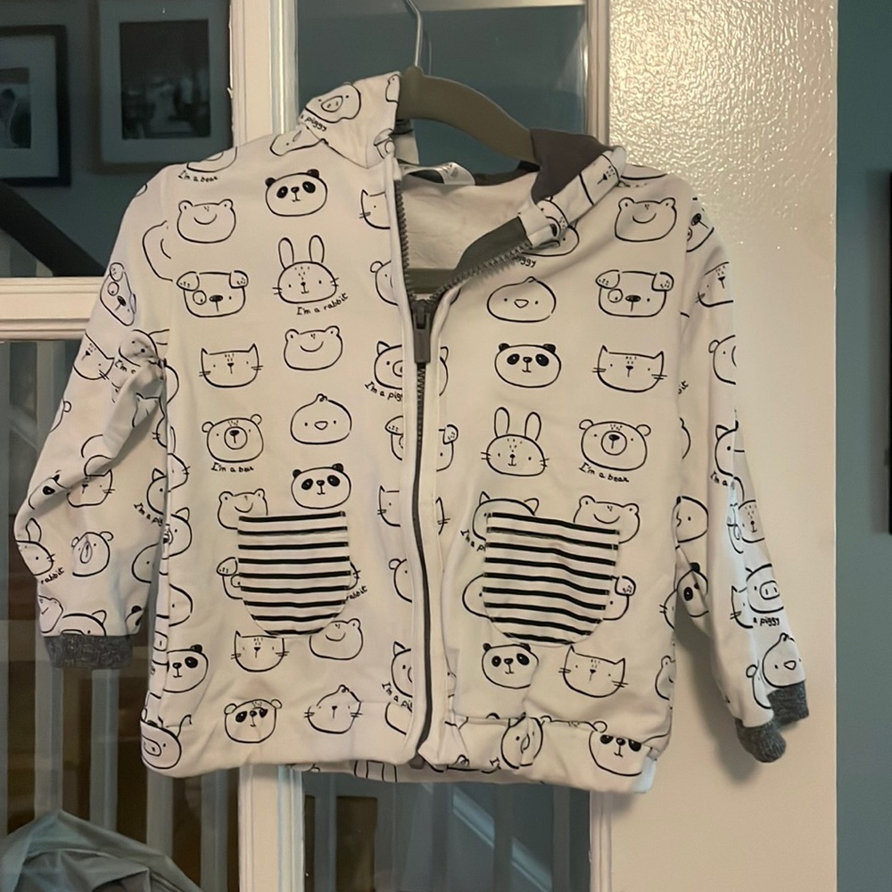 Mayoral zip-up sweatshirt Sz 12m